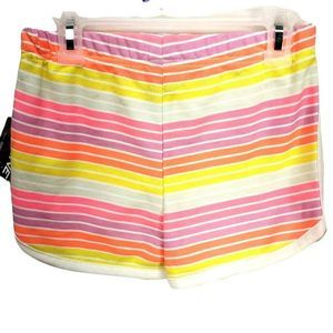 Zone Pro Medium 7/8 Rainbow Sweat shorts girls new with tags hot pink hot orange